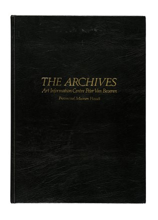  Van Beveren Peter : The Archives. Art Information Centre Peter van Beveren. Libro d'Artista, Cataloghi di arte, Monografie di artisti, Collezionismo e Bibliografia, Arte, Collezionismo e Bibliografia  Daniel Buren, Maurizio Nannucci, Dieter Roth  - Auction Books, Autographs and Manuscripts - Libreria Antiquaria Gonnelli - Casa d'Aste - Gonnelli Casa d'Aste