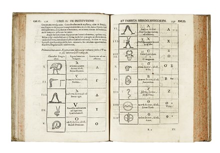  Kircher Athanasius : Obeliscus Pamphilius, hoc est, interpretatio noua & hucusque intentata obelisci hieroglyphici... Occultismo, Gesuitica, Architettura, Egittologia, Religione, Storia, Diritto e Politica  Cornelis Bloemaert  (Utrecht, 1603 - Roma, 1692), Pierre Miotte  - Auction Books, Autographs and Manuscripts - Libreria Antiquaria Gonnelli - Casa d'Aste - Gonnelli Casa d'Aste
