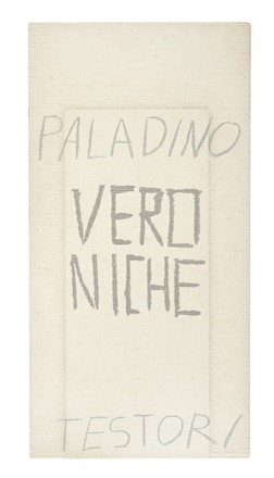  Paladino Mimmo : Veroniche. I lini della Veronica. Libro d'Artista, Collezionismo e Bibliografia  Giovanni Testori  - Auction Books, Autographs and Manuscripts - Libreria Antiquaria Gonnelli - Casa d'Aste - Gonnelli Casa d'Aste