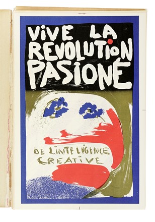 Mai 68: Affiches. Storia  Pierre Alechinsky  (Bruxelles, 1927), Jorn Asger  (Vejrum (Danimarca), 1914 - Aarhus (Danimarca), 1973), Roberto Antonio Sebastian Matta  (Santiago del Cile, 1911 - Civitavecchia, 2002)  - Auction Books, Autographs and Manuscripts - Libreria Antiquaria Gonnelli - Casa d'Aste - Gonnelli Casa d'Aste