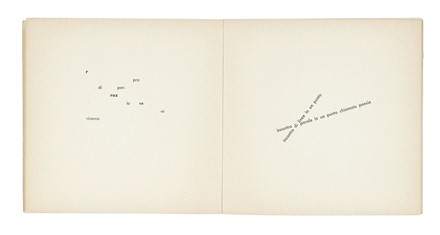  Accame Vincenzo : Lotto di 6 cataloghi e opere di Poesia Visiva, Sonora e Fluxus.  Michele Perfetti, Gianni Emilio Simonetti  (Roma, 1940), Arrigo Lora Totino  - Asta Libri, autografi e manoscritti - Libreria Antiquaria Gonnelli - Casa d'Aste - Gonnelli Casa d'Aste