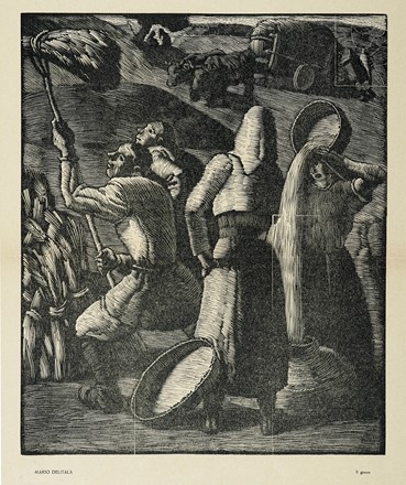  Mario Delitala  (Orani, 1887 - Sassari, 1990) : Lotto composto di 4 incisioni.  - Auction Arte Antica, Moderna e Contemporanea - Libreria Antiquaria Gonnelli - Casa d'Aste - Gonnelli Casa d'Aste
