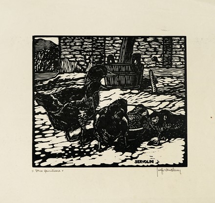  Luigi Servolini  (Livorno, 1900 - 1981) : Lotto composto di 4 incisioni.  - Auction Arte Antica, Moderna e Contemporanea - Libreria Antiquaria Gonnelli - Casa d'Aste - Gonnelli Casa d'Aste