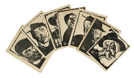  Lorenzo Viani  (Viareggio, 1882 - Ostia, 1936) : Lotto composto di 11 incisioni.  - Auction Arte Antica, Moderna e Contemporanea - Libreria Antiquaria Gonnelli - Casa d'Aste - Gonnelli Casa d'Aste
