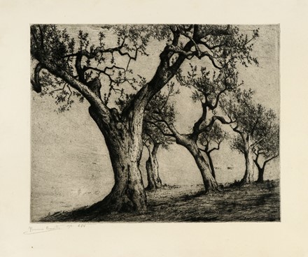  Bruno Croatto  (Trieste, 1875 - Roma, 1948) : Lotto composto di 5 incisioni.  - Auction Arte Antica, Moderna e Contemporanea - Libreria Antiquaria Gonnelli - Casa d'Aste - Gonnelli Casa d'Aste
