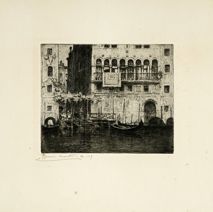  Bruno Croatto  (Trieste, 1875 - Roma, 1948) : Lotto composto di 5 incisioni.  - Auction Arte Antica, Moderna e Contemporanea - Libreria Antiquaria Gonnelli - Casa d'Aste - Gonnelli Casa d'Aste