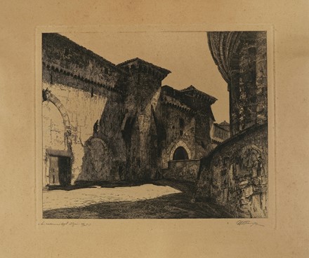  Umberto Prencipe  (Napoli, 1879 - Roma, 1962) : Lotto composto di 2 incisioni.  - Auction Arte Antica, Moderna e Contemporanea - Libreria Antiquaria Gonnelli - Casa d'Aste - Gonnelli Casa d'Aste