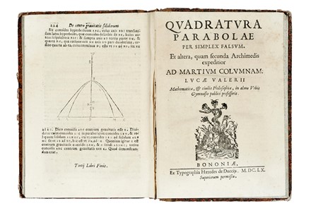  Valerio Luca : De centro gravitatis solidorum libri tres... Geometria, Scienze tecniche e matematiche  - Auction Books, Autographs and Manuscripts - Libreria Antiquaria Gonnelli - Casa d'Aste - Gonnelli Casa d'Aste