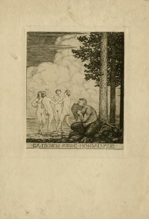  Guido Balsamo Stella  (Torino, 1882 - Asolo, 1941) : Lotto composto di 6 ex libris.  - Auction Arte Antica, Moderna e Contemporanea - Libreria Antiquaria Gonnelli - Casa d'Aste - Gonnelli Casa d'Aste