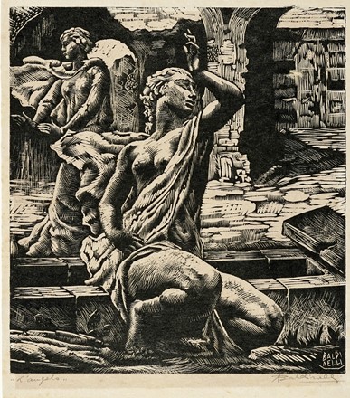  Autori vari : Lotto composto di 16 xilografie.  Adolfo De Carolis  (Montefiore dell'Aso, 1874 - Roma, 1928), Remo Branca  (Sassari, 1897 - Roma, 1988), Attilio Giuliani  (Roma, 1899 - Milazzo, 1975), Ugo Lucerni  (Parma, 1900 - Firenze, 1989), Armando Baldinelli  (Ancona, 1908 - Johannesburg, 2003), Giorgio Pianigiani  (Roma, 1899 - Ancona, 1975)  - Asta Arte Antica, Moderna e Contemporanea - Libreria Antiquaria Gonnelli - Casa d'Aste - Gonnelli Casa d'Aste