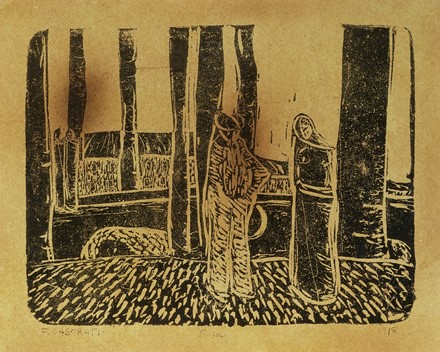  Felice Casorati  (Novara, 1883 - Torino, 1963) : Lotto composto di 2 xilografie.  - Auction Arte Antica, Moderna e Contemporanea - Libreria Antiquaria Gonnelli - Casa d'Aste - Gonnelli Casa d'Aste