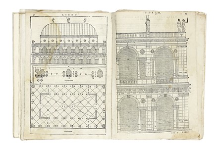  Palladio Andrea : I Quattro Libri dell'Architettura...  - Auction Books, Autographs and Manuscripts - Libreria Antiquaria Gonnelli - Casa d'Aste - Gonnelli Casa d'Aste