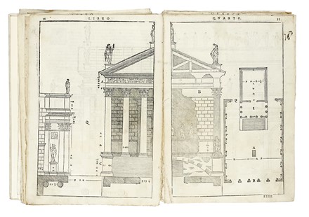  Palladio Andrea : I Quattro Libri dell'Architettura...  - Auction Books, Autographs and Manuscripts - Libreria Antiquaria Gonnelli - Casa d'Aste - Gonnelli Casa d'Aste