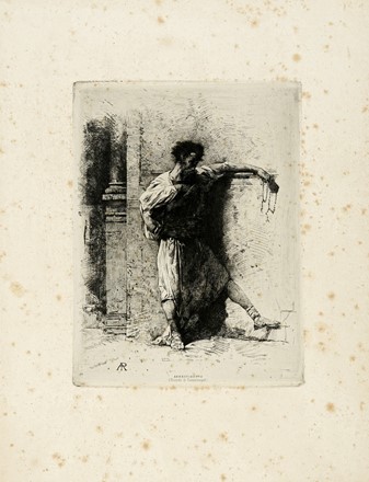  Autori vari : Lotto composto id 7 incisioni.  Ernesto Rayper  (Genova, 1840 - Gameragna di Stella, 1873), Federico Faruffini  (Sesto San Giovanni, 1831 - Perugia, 1869), Alberto Pasini  (Busseto, 1826 - Cavoretto, 1899), Gioacchino Banfi  (1851 - 1885), Luigi Serra  (Bologna, 1846 - 1888)  - Asta Arte Antica, Moderna e Contemporanea - Libreria Antiquaria Gonnelli - Casa d'Aste - Gonnelli Casa d'Aste