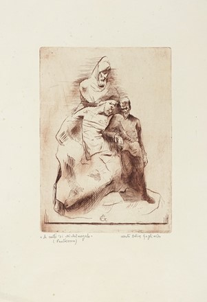  Autori vari : Lotto composto id 7 incisioni.  Ernesto Rayper  (Genova, 1840 - Gameragna di Stella, 1873), Federico Faruffini  (Sesto San Giovanni, 1831 - Perugia, 1869), Alberto Pasini  (Busseto, 1826 - Cavoretto, 1899), Gioacchino Banfi  (1851 - 1885), Luigi Serra  (Bologna, 1846 - 1888)  - Asta Arte Antica, Moderna e Contemporanea - Libreria Antiquaria Gonnelli - Casa d'Aste - Gonnelli Casa d'Aste