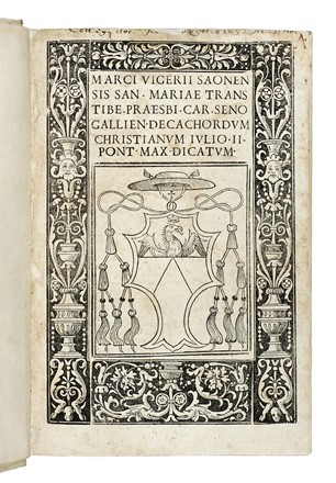  Vigerio Marco : Decachordum Christianum Iulio II. Pont. Max. dicatum. Religione, Figurato, Collezionismo e Bibliografia  - Auction Books, Autographs and Manuscripts - Libreria Antiquaria Gonnelli - Casa d'Aste - Gonnelli Casa d'Aste