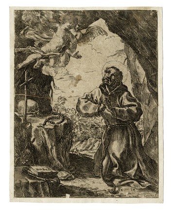  Ludovico Mattioli  (Crevalcore, 1662 - Bologna, 1747) : San Luca.  - Asta Arte Antica, Moderna e Contemporanea - Libreria Antiquaria Gonnelli - Casa d'Aste - Gonnelli Casa d'Aste