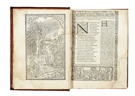  Alighieri Dante : Opere del divino poeta... Dantesca  Cristoforo Landino  - Auction Books, Autographs and Manuscripts - Libreria Antiquaria Gonnelli - Casa d'Aste - Gonnelli Casa d'Aste