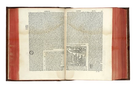  Alighieri Dante : Opere del divino poeta... Dantesca  Cristoforo Landino  - Auction Books, Autographs and Manuscripts - Libreria Antiquaria Gonnelli - Casa d'Aste - Gonnelli Casa d'Aste