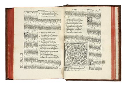  Alighieri Dante : Opere del divino poeta... Dantesca  Cristoforo Landino  - Auction Books, Autographs and Manuscripts - Libreria Antiquaria Gonnelli - Casa d'Aste - Gonnelli Casa d'Aste