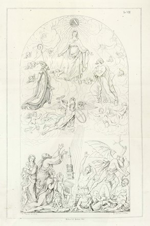  Peretti Antonio : Disegno del monumento in plastica eretto nella chiesa di S. Francesco in Modena in memoria della preservazione di questa citta dal cholera-morbus...  - Auction Books, Autographs and Manuscripts - Libreria Antiquaria Gonnelli - Casa d'Aste - Gonnelli Casa d'Aste