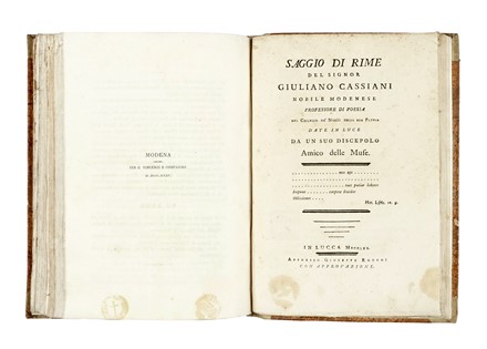  Peretti Antonio : Disegno del monumento in plastica eretto nella chiesa di S. Francesco in Modena in memoria della preservazione di questa citta dal cholera-morbus...  - Auction Books, Autographs and Manuscripts - Libreria Antiquaria Gonnelli - Casa d'Aste - Gonnelli Casa d'Aste