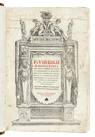  Vergilius Maro Publius : Opera cum Servij, Donati et Ascensij commentarijs nunc primum suae integritati restitutis... Classici, Letteratura classica, Letteratura  - Auction Books, Autographs and Manuscripts - Libreria Antiquaria Gonnelli - Casa d'Aste - Gonnelli Casa d'Aste