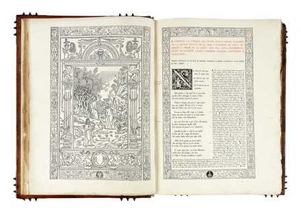  Alighieri Dante : La Comedia [...] con la esposizione di Giuseppe Lando Passerini da Cortona e la prefazione di Gabriele D'Annunzio. Dantesca, Facsimili, Legatura  Gabriele D'Annunzio  (1863 - 1938), Giuseppe Lando Passerini  - Auction Books, Autographs and Manuscripts - Libreria Antiquaria Gonnelli - Casa d'Aste - Gonnelli Casa d'Aste