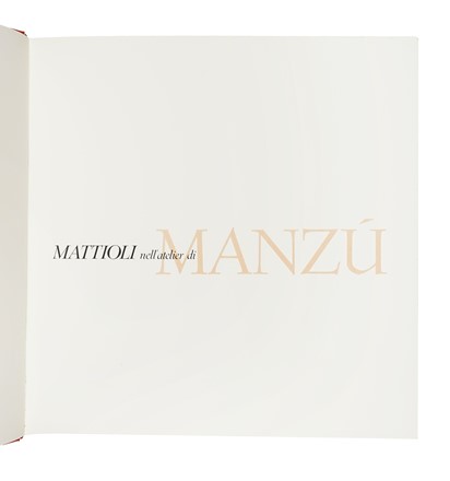  Mattioli Carlo : Mattioli nell'atelier di Manz�. Arte, Libro d'Artista, Collezionismo e Bibliografia  Giacomo [pseud. di Manzoni Giacomo] Manz�  (Bergamo, 1908 - Roma, 1991)  - Auction Books, Autographs and Manuscripts - Libreria Antiquaria Gonnelli - Casa d'Aste - Gonnelli Casa d'Aste