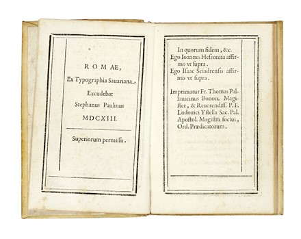  Bellarmino Roberto (santo) : Doctrina cristiana [...] nunc primum ex Italico idiomate in Arabicum... Tipografi e Stampatori, Religione, Collezionismo e Bibliografia  - Auction Books, Autographs and Manuscripts - Libreria Antiquaria Gonnelli - Casa d'Aste - Gonnelli Casa d'Aste