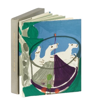  Frank Anna : Il saggio mago e altri racconti. Libro d'Artista, Collezionismo e Bibliografia  Giuseppe Ajmone, Felice Casorati  (Novara, 1883 - Torino, 1963), Bruno Cassinari  (Piacenza, 1912 - Milano, 1992), Alfredo Chighine  (Milano, 1914 - Pisa, 1974), Gianni Dova  (Roma, 1925 - Pisa, 1991), Agenore Fabbri, Bruno Pulga  (Bologna, 1922 - 1992), Carlo Ramous  (Milano, 1926 - 2003), Sergio Romiti, Emilio Scanavino  (Genova, 1922 - Milano, 1986), Guido Strazza  (Santa Fiora, 1922)  - Auction Books, Autographs and Manuscripts - Libreria Antiquaria Gonnelli - Casa d'Aste - Gonnelli Casa d'Aste