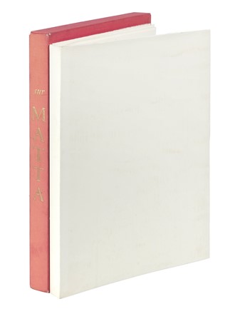  Fardoulis-Lagrange Michel : Sur Matta.  Roberto Antonio Sebastian Matta  (Santiago del Cile, 1911 - Civitavecchia, 2002)  - Asta Libri, autografi e manoscritti - Libreria Antiquaria Gonnelli - Casa d'Aste - Gonnelli Casa d'Aste