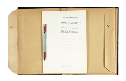  Spoerri Daniel : Dokumente - Documents - Dokumenti - zur Krims-Krams Magie. Libro d'Artista, Collezionismo e Bibliografia  - Auction Books, Autographs and Manuscripts - Libreria Antiquaria Gonnelli - Casa d'Aste - Gonnelli Casa d'Aste