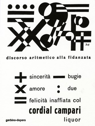  Fortunato Depero  (Fondo, 1892 - Rovereto, 1960) [da] : Lotto composto di 2 incisioni.  - Auction Arte Antica, Moderna e Contemporanea - Libreria Antiquaria Gonnelli - Casa d'Aste - Gonnelli Casa d'Aste