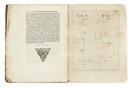  Huygens Christiaan : Opera mechanica, geometrica, astronomica et miscellanea, quatuor voluminibus contexta... Tomus I (-IV).  - Asta Libri, autografi e manoscritti - Libreria Antiquaria Gonnelli - Casa d'Aste - Gonnelli Casa d'Aste