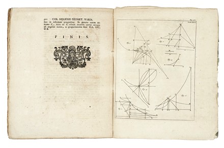  Huygens Christiaan : Opera mechanica, geometrica, astronomica et miscellanea, quatuor voluminibus contexta... Tomus I (-IV).  - Asta Libri, autografi e manoscritti - Libreria Antiquaria Gonnelli - Casa d'Aste - Gonnelli Casa d'Aste