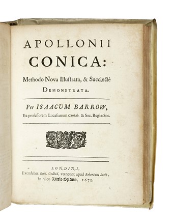  Archimedes : Archimedis Opera: Apollonii Pergaei Conicorum libri IV... Scienze tecniche e matematiche  - Auction Books, Autographs and Manuscripts - Libreria Antiquaria Gonnelli - Casa d'Aste - Gonnelli Casa d'Aste
