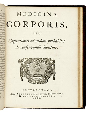  Tschirnhaus Ehrenfried Walther (von) : Medicina mentis, sive tentamen genuinae logicae, in qua disseritur de methodo detegendi incognitas veritates... Scienze tecniche e matematiche, Logica, Psichiatria - Psicologia, Filosofia, Filosofia, Medicina  - Auction Books, Autographs and Manuscripts - Libreria Antiquaria Gonnelli - Casa d'Aste - Gonnelli Casa d'Aste