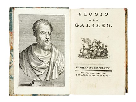  Frisi Paolo : Elogio del Galileo. Galileiana, Scienze tecniche e matematiche, Scienze tecniche e matematiche  - Auction Books, Autographs and Manuscripts - Libreria Antiquaria Gonnelli - Casa d'Aste - Gonnelli Casa d'Aste