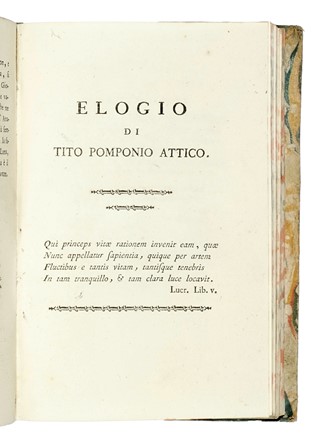  Frisi Paolo : Elogio del Galileo. Galileiana, Scienze tecniche e matematiche, Scienze tecniche e matematiche  - Auction Books, Autographs and Manuscripts - Libreria Antiquaria Gonnelli - Casa d'Aste - Gonnelli Casa d'Aste