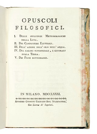  Frisi Paolo : Elogio del Galileo. Galileiana, Scienze tecniche e matematiche, Scienze tecniche e matematiche  - Auction Books, Autographs and Manuscripts - Libreria Antiquaria Gonnelli - Casa d'Aste - Gonnelli Casa d'Aste