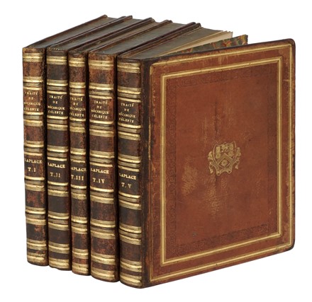  Laplace (de) Pierre Simon, Knight Thomas : Trait� de m�canique c�leste [...] Tome premier [-cinquieme]. Fisica, Scienze tecniche e matematiche, Scienze tecniche e matematiche  - Auction Books, Autographs and Manuscripts - Libreria Antiquaria Gonnelli - Casa d'Aste - Gonnelli Casa d'Aste