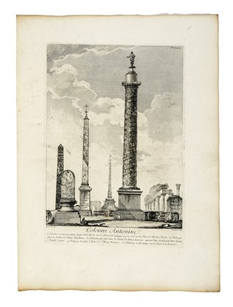  Domenico Montagu  (notizie 1748-1776, ), Jean Barbault  (Viarmes, 1718 - Roma, 1762) : Dodici tavole da Les plus beaux �difices de Rome moderne, ou Recu�il des plus belles v�es des principales �glises, places, palais, fontaines, &c. qui sont dans Rome...  - Asta Arte Antica, Moderna e Contemporanea - Libreria Antiquaria Gonnelli - Casa d'Aste - Gonnelli Casa d'Aste