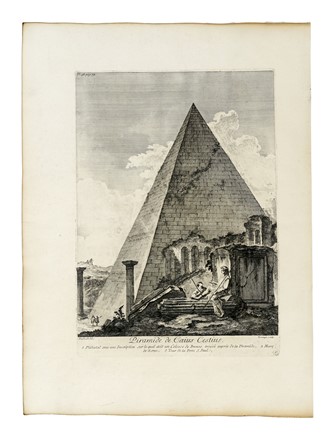  Domenico Montagu  (notizie 1748-1776, ), Jean Barbault  (Viarmes, 1718 - Roma, 1762) : Dodici tavole da Les plus beaux �difices de Rome moderne, ou Recu�il des plus belles v�es des principales �glises, places, palais, fontaines, &c. qui sont dans Rome...  - Asta Arte Antica, Moderna e Contemporanea - Libreria Antiquaria Gonnelli - Casa d'Aste - Gonnelli Casa d'Aste