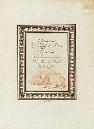  Clemente Maria Nicoli  (Bologna, 1753 - 1811) : Dissegni D'Eccellenti Pittori Italiani Incisi di maniere diverse Da Clemente Nicoli.  - Asta Arte Antica, Moderna e Contemporanea - Libreria Antiquaria Gonnelli - Casa d'Aste - Gonnelli Casa d'Aste