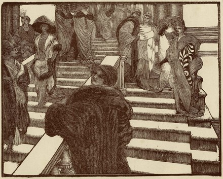  Adolfo De Carolis  (Montefiore dell'Aso, 1874 - Roma, 1928) : Lotto composto di 5 xilografie.  - Auction Arte Antica, Moderna e Contemporanea - Libreria Antiquaria Gonnelli - Casa d'Aste - Gonnelli Casa d'Aste