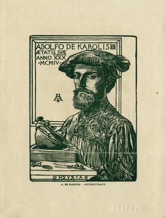  Adolfo De Carolis  (Montefiore dell'Aso, 1874 - Roma, 1928) : Lotto composto di 5 xilografie.  - Auction Arte Antica, Moderna e Contemporanea - Libreria Antiquaria Gonnelli - Casa d'Aste - Gonnelli Casa d'Aste