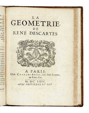  Descartes Ren� : Discours de la methode pour bien conduire sa raison, & chercher la verit� dans les sciences... (- La geometrie).  - Asta Libri, autografi e manoscritti - Libreria Antiquaria Gonnelli - Casa d'Aste - Gonnelli Casa d'Aste