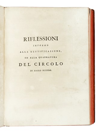  Ruffini Paolo : Miscellanea delle memorie del Ruffini  - Asta Libri, autografi e manoscritti - Libreria Antiquaria Gonnelli - Casa d'Aste - Gonnelli Casa d'Aste