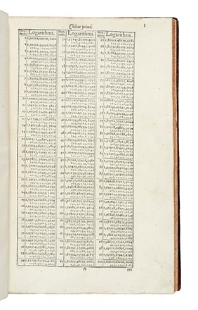  Briggs Henry : Arithmetica logarithmica sive Logarithmorum chiliades triginta... Aritmetica, Scienze tecniche e matematiche  - Auction Books, Autographs and Manuscripts - Libreria Antiquaria Gonnelli - Casa d'Aste - Gonnelli Casa d'Aste